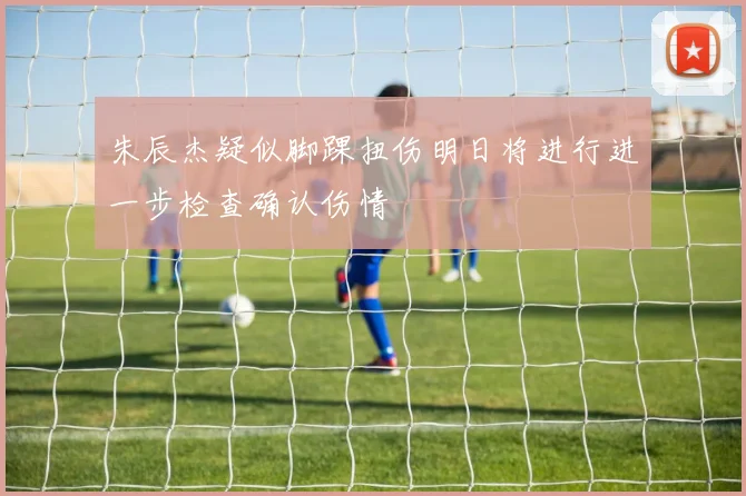 朱辰杰疑似脚踝扭伤明日将进行进一步检查确认伤情